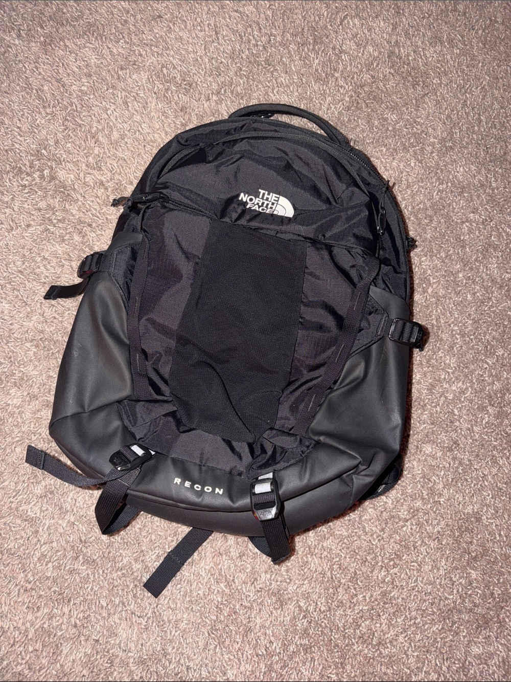 The North Face Black Recon Backpack with Logo